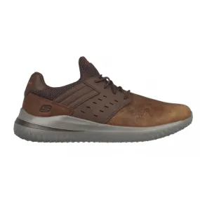 Skechers Delson 3.0-Ezra Dark Brown Uomo