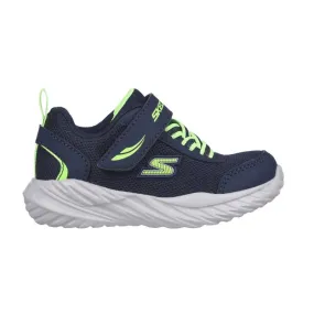 Skechers Nitro Sprint-Rowzer Navy/Lime Junior