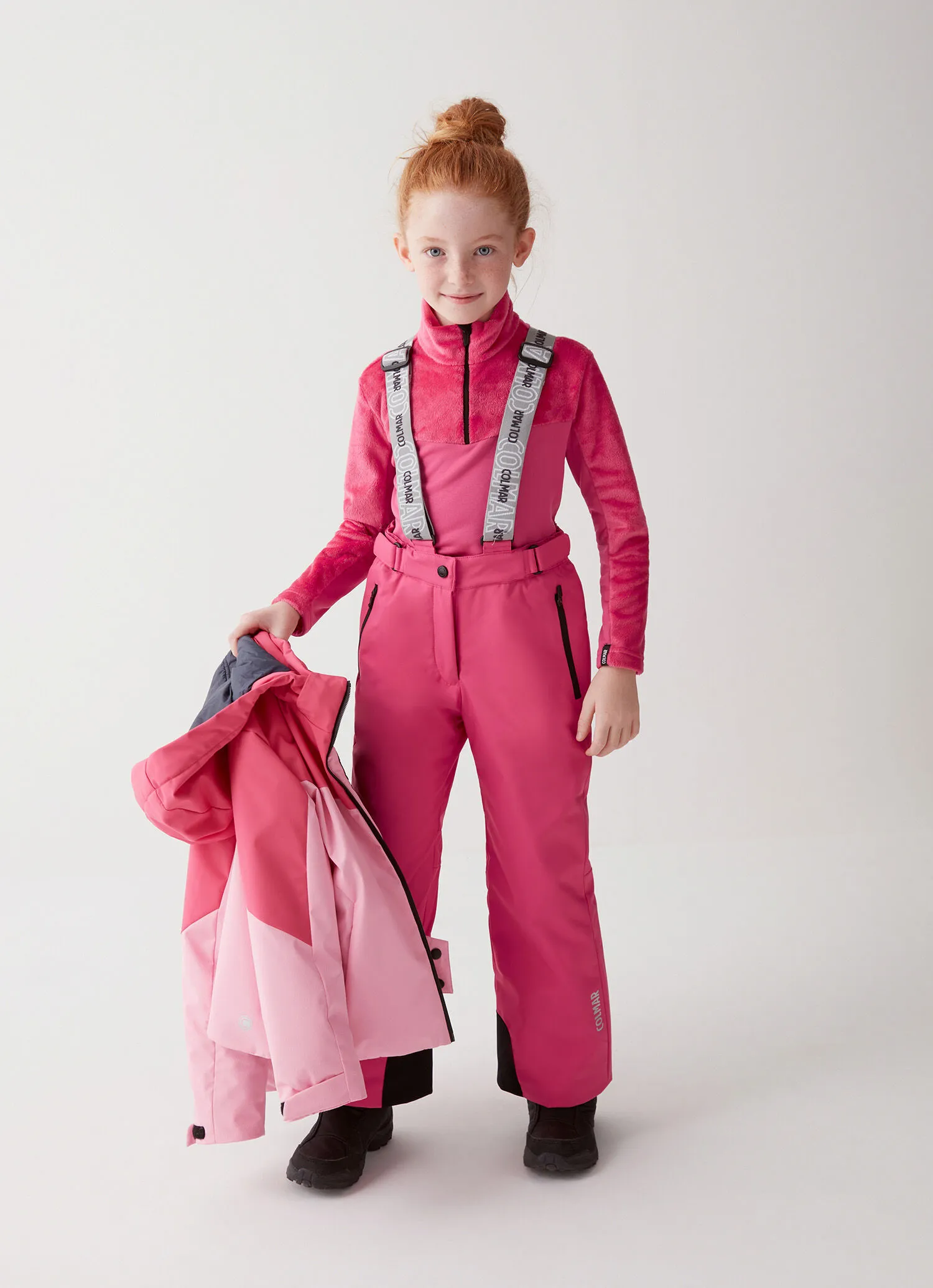 Ski-Latzhose mit recycelter Wattierung KIDS