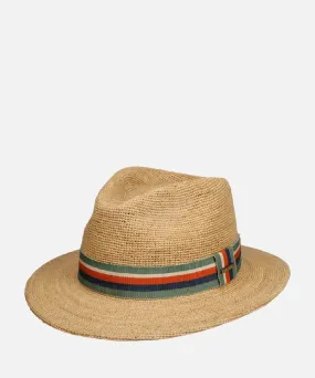 Stetson Littlefield cappello Panama Traveller in raffia crochet, paglia naturale