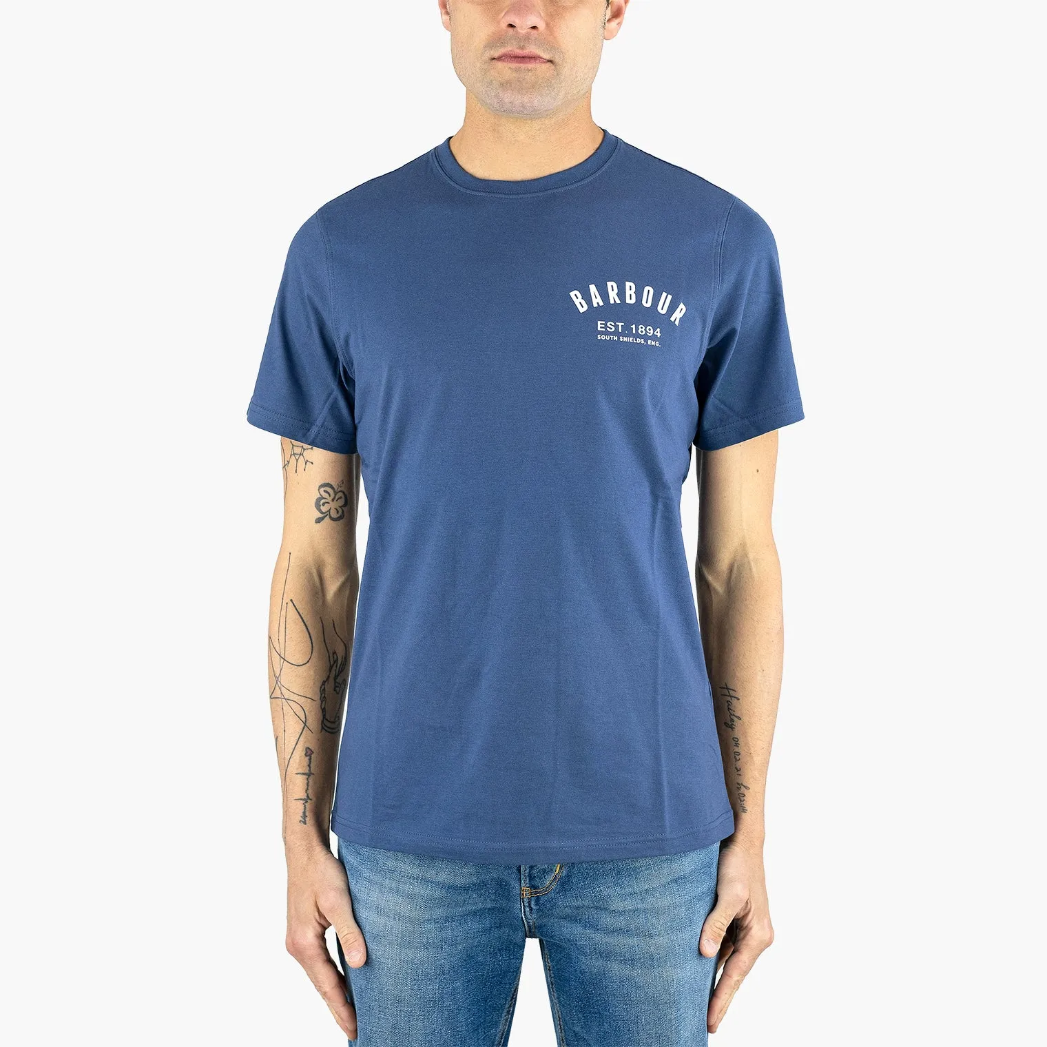 T-Shirt BARBOUR Preppy Tee con Stampa Oceana