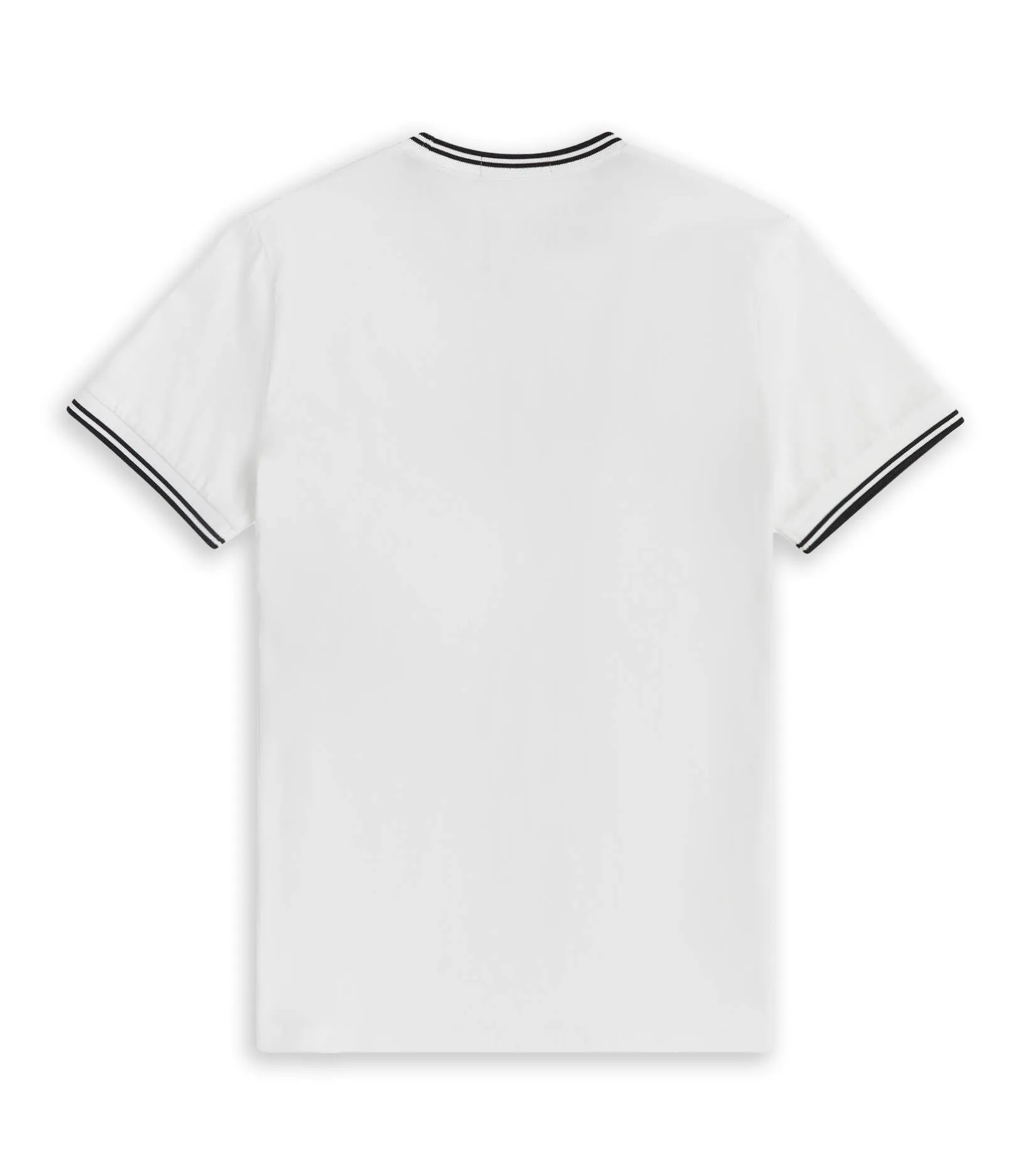 T-Shirt Fred Perry Twin Tipped Righe Bianco Uomo