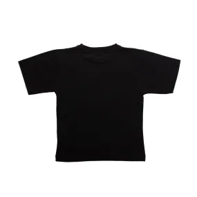 T-Shirt Nera Cotone Bambino