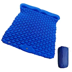 Tappetino da campeggio all’aperto Pompa incorporata per gonfiaggio rapido Materasso gonfiabile 1-2 Man Sleeping Pad Air Mat (Col