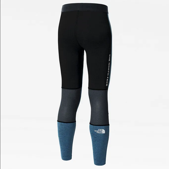 The North Face Women's Mountain Athletics Legging NF0A5IF75W8 banff blue black heather-black