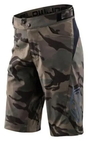 Troy Lee Designs Kids Flowline Shell SPRAY Camo ARMY Shorts