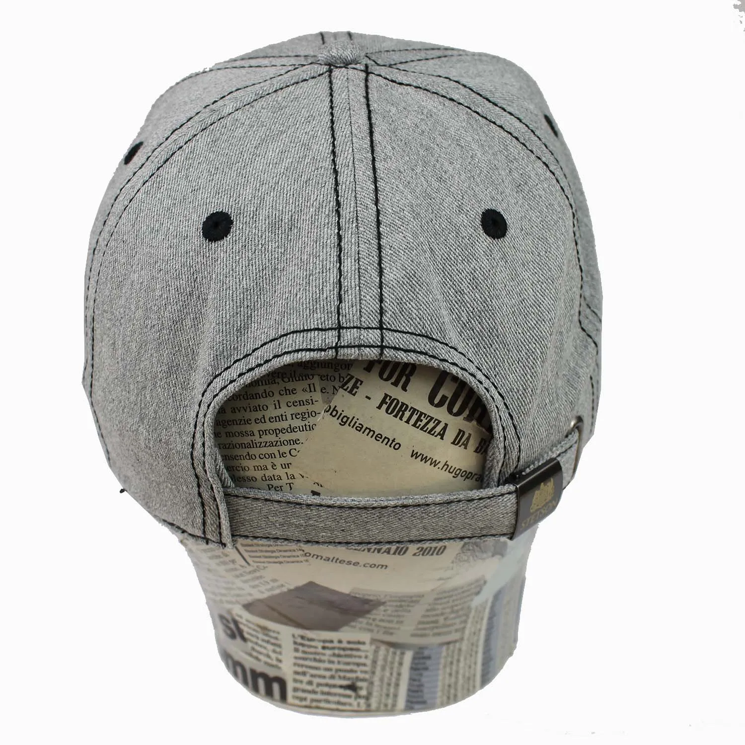 Trucker hat Stetson – Cappello baseball in cotone colore grigio