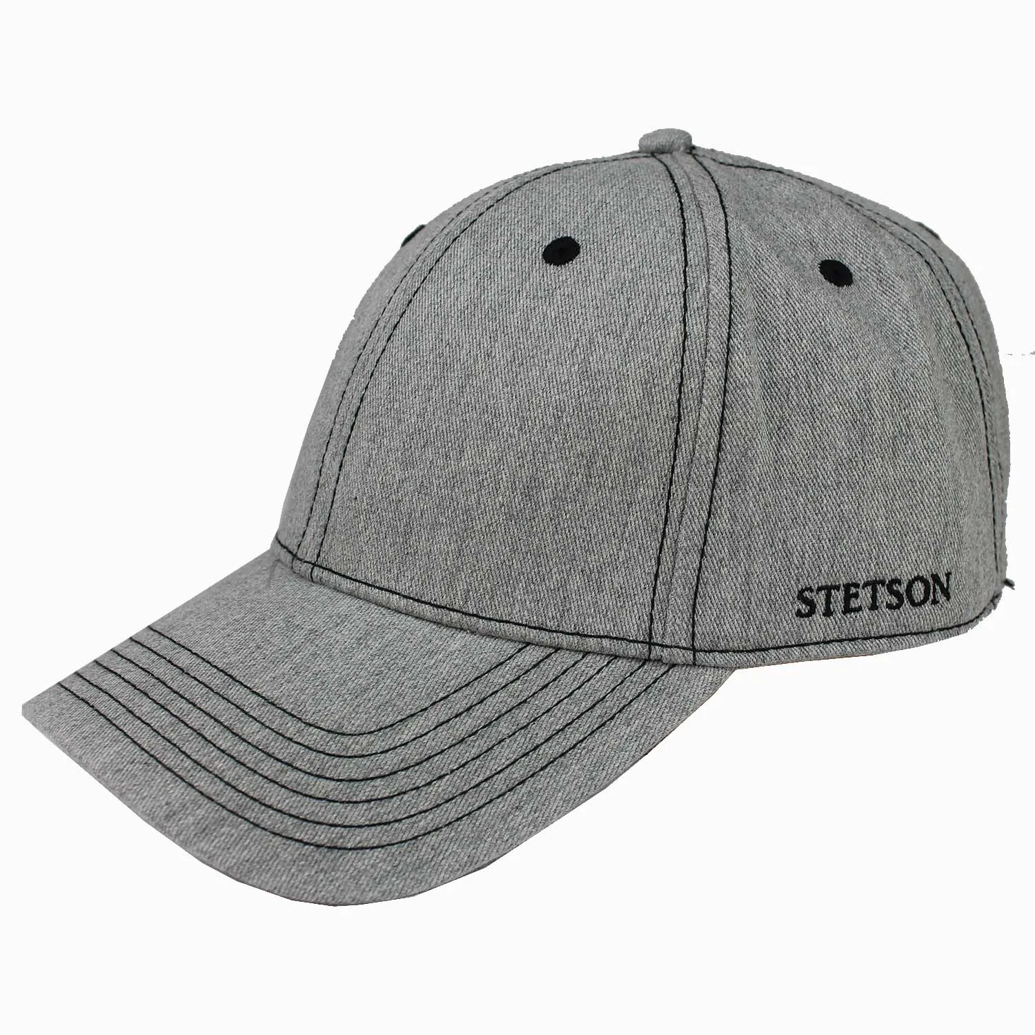 Trucker hat Stetson – Cappello baseball in cotone colore grigio