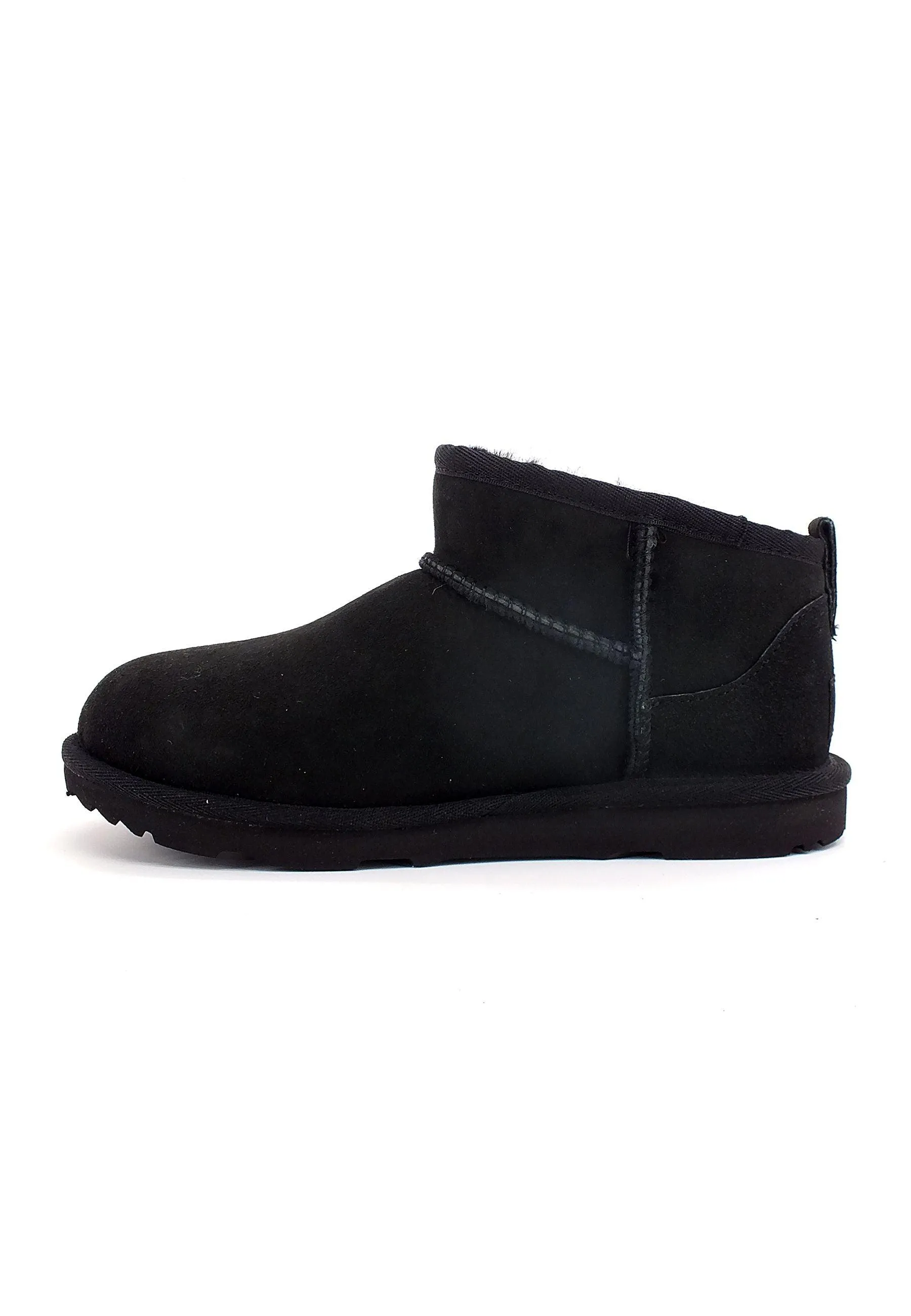 UGG Kid's Classic Ultra Mini II Stivaletto Pelo Bimbo Black K1130750K