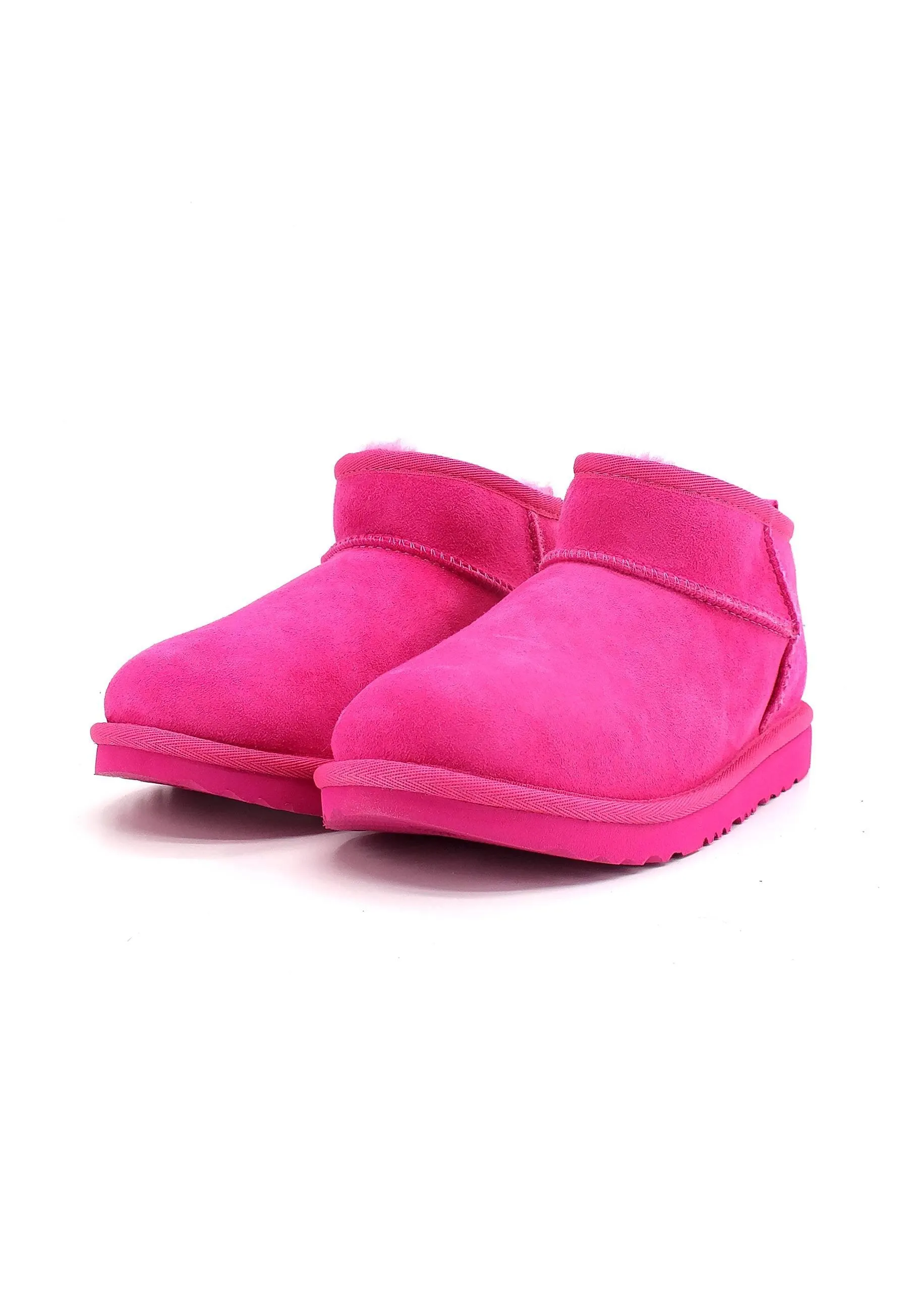 UGG Kid's Classic Ultra Mini II Stivaletto Pelo Bimbo Rosa Raspberry Sorbet K1130750K